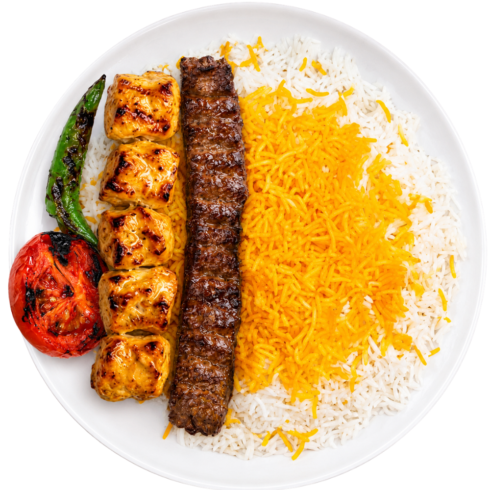 KABAB + RICE